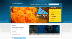 Desktop Screenshot of inacqua.com.br